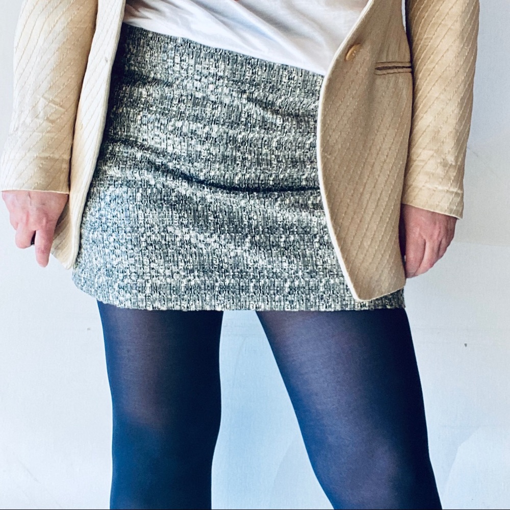 Alice + Olivia Sequin Mannine Mini Skirt, Large